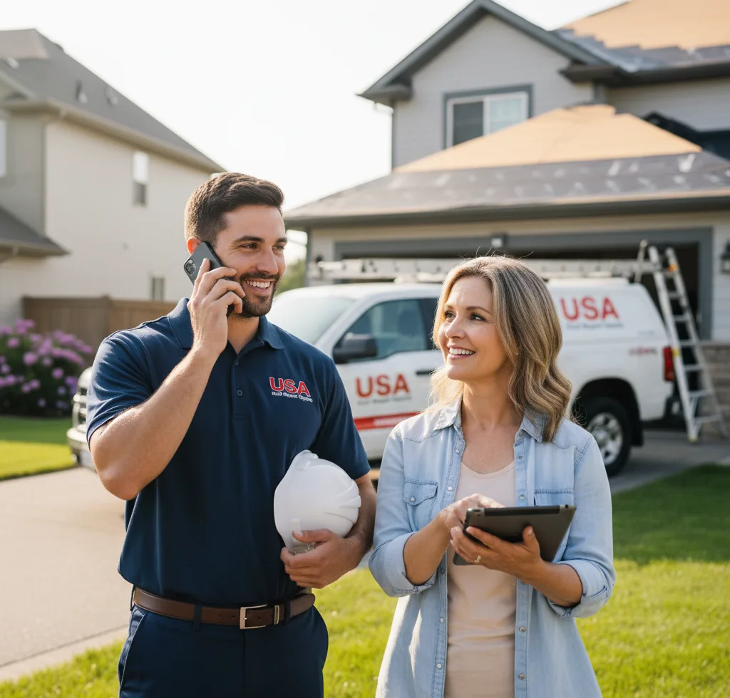 USA Roof Repair Experts customer support in Central Point